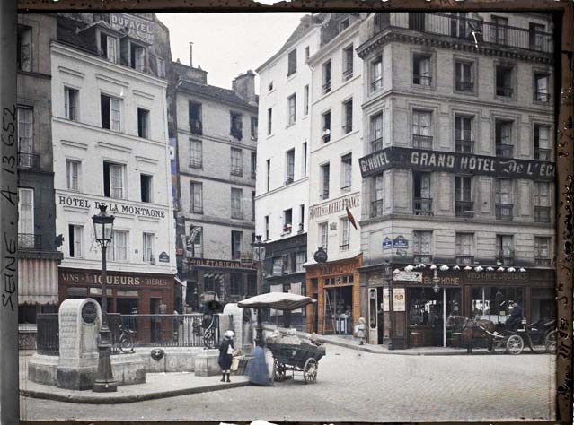 paris couleur 1900 albert kahn 221 Photos de Paris en couleur en 1900  photo histoire featured bonus 