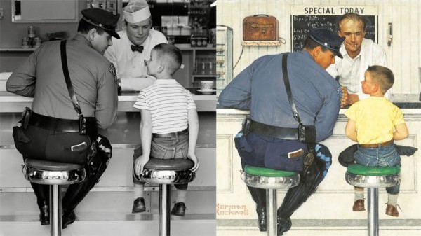 rockweel Les photographies qui ont inspiré Norman Rockwell