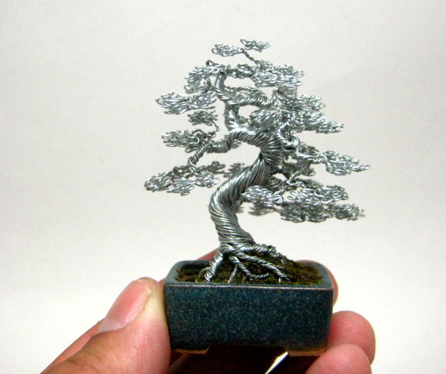bonzai fil de fr er 10 Des bonsaïs en fil de fer  divers bonus art 