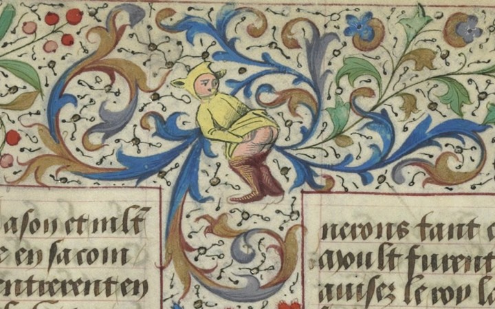 marginalia enluminure etrange moyen age 11 720x449 Des enluminures étranges au Moyen Age  peinture 2 histoire featured design bonus art 