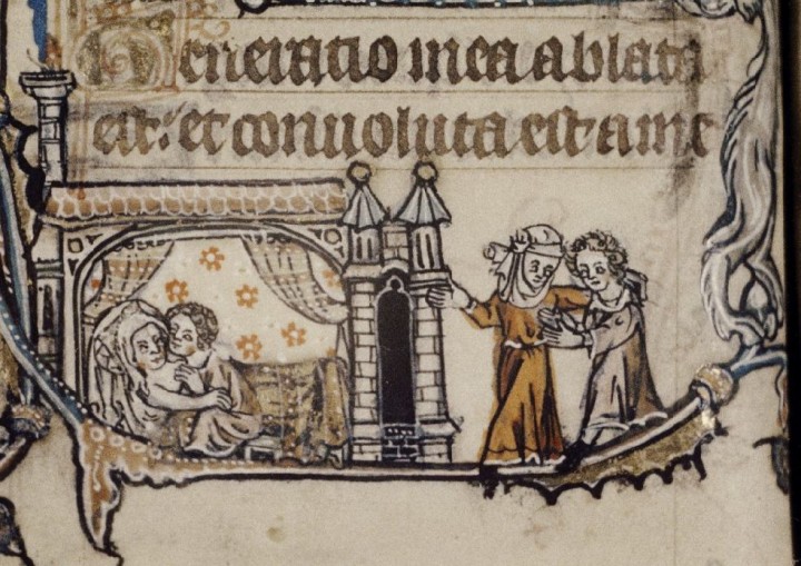 marginalia enluminure etrange moyen age 26 720x509 Des enluminures étranges au Moyen Age  peinture 2 histoire featured design bonus art 