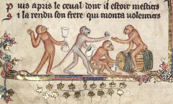 marginalia enluminure etrange moyen age 40 720x435 Des enluminures étranges au Moyen Age  peinture 2 histoire featured design bonus art 