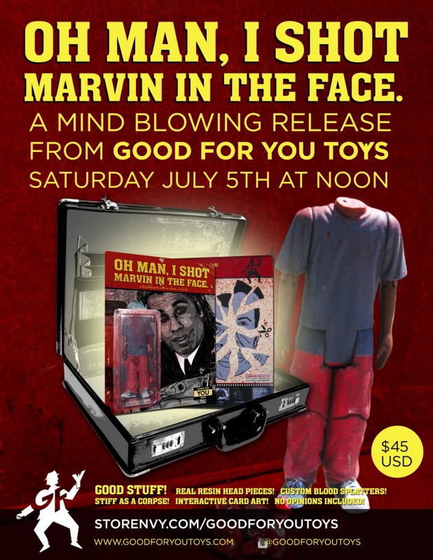 pulp fiction figurine Oh man, I shot Marvin in the face!-04