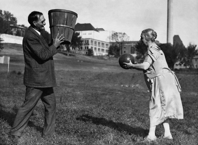 James Naismith  inventor basketball wife Maude 1928