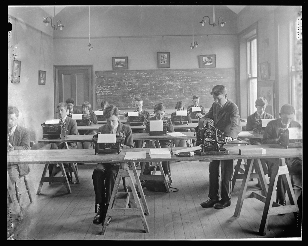 Secretarial class Strabane technical school northen ireland 1930