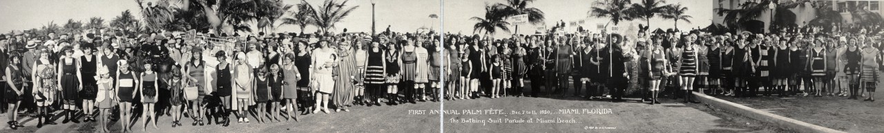 miss-panoramique-First-Annual-Palm-Fete-Dec-7-to-11-1920-Miami-Florida;-The-Bathing-Suit-Parade-at-Miami-Beach