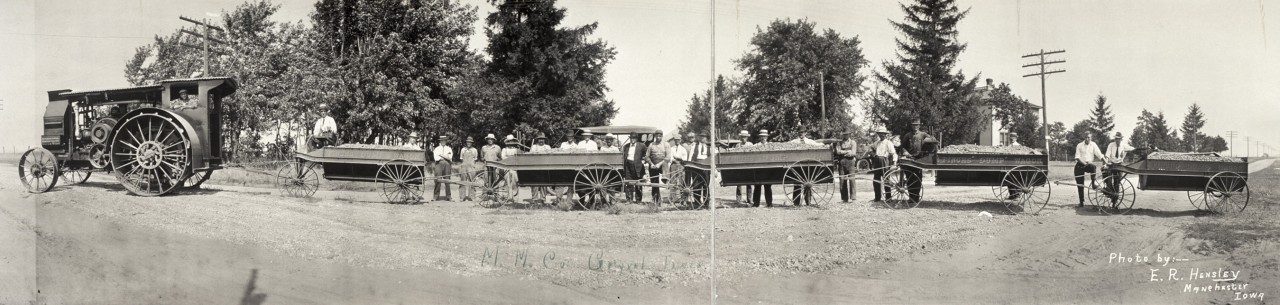 Train de gravier - 1913