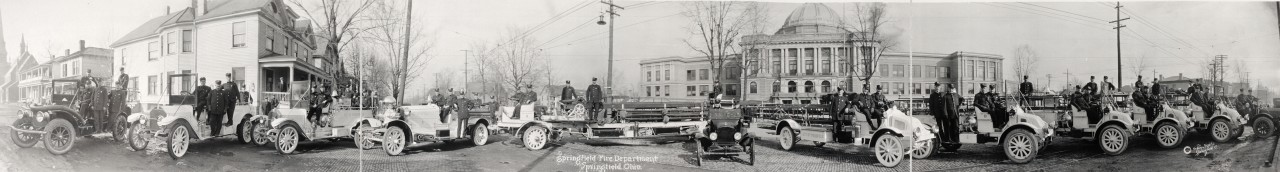 Les pompiers de Springfield, Ohio - 1917