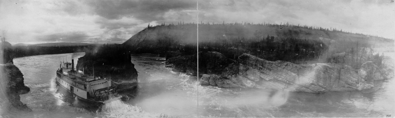 Les rapides de Five Fingers, Yukon - 1899