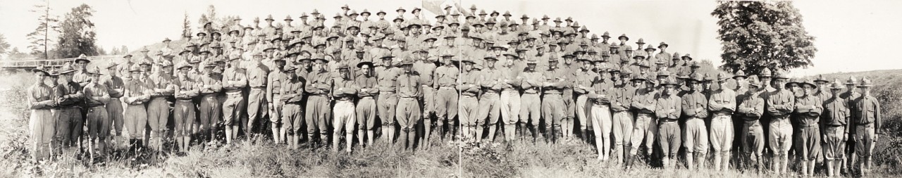 Battery-C-1st-Regt-NY-Field-Artillery-National-Guard;-taken-at-training-camp-at-Plattsburg-NY-August-1917