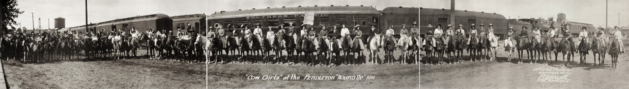 Cow-Girls-at-the-Pendleton-Round-Up-1911