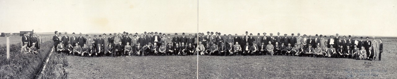 Prof-Holden-party-in-alfalfa-field-1913