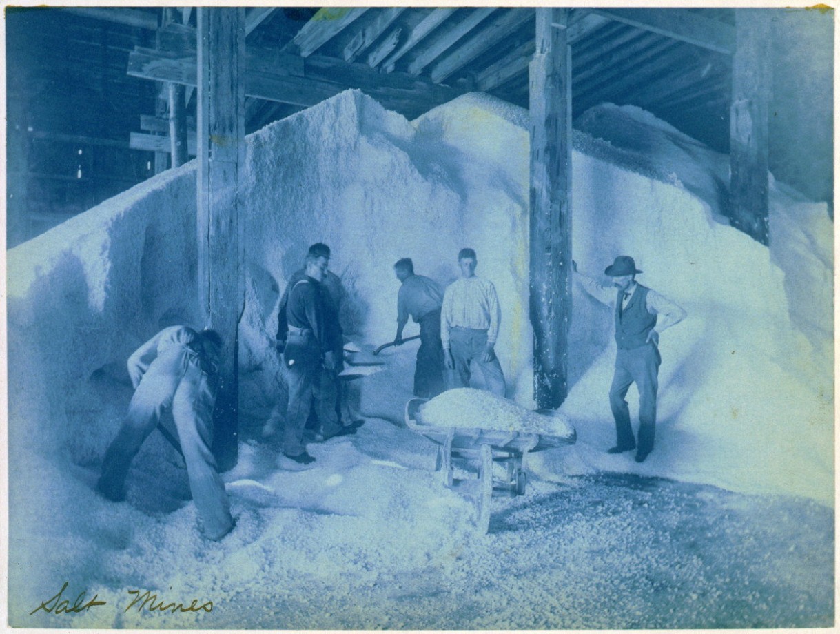 Une mine de sel - 1893