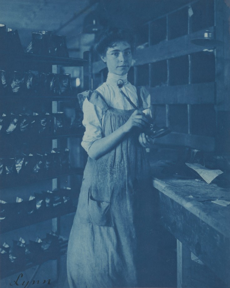 Une usine de chaussure, Massachusetts - 1895