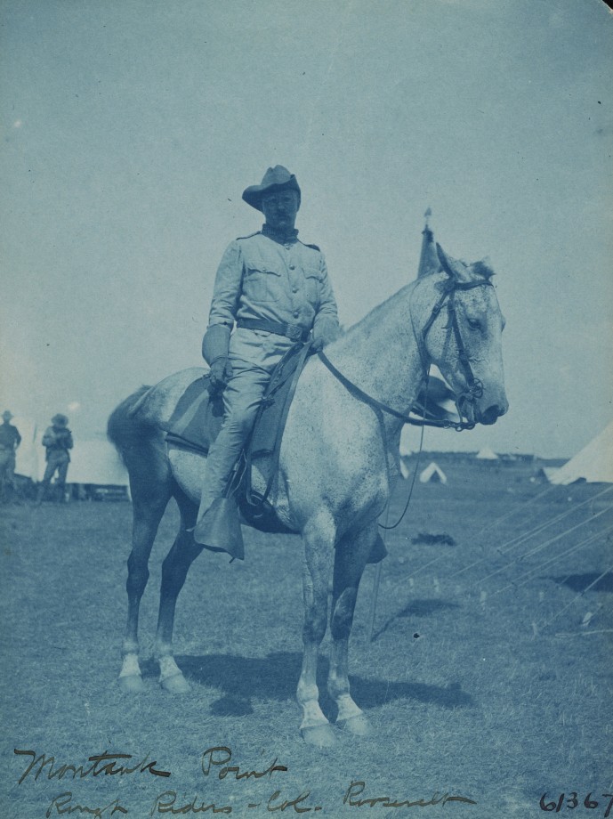 Le Colonel Roosevelt à Montauk Point - 1898