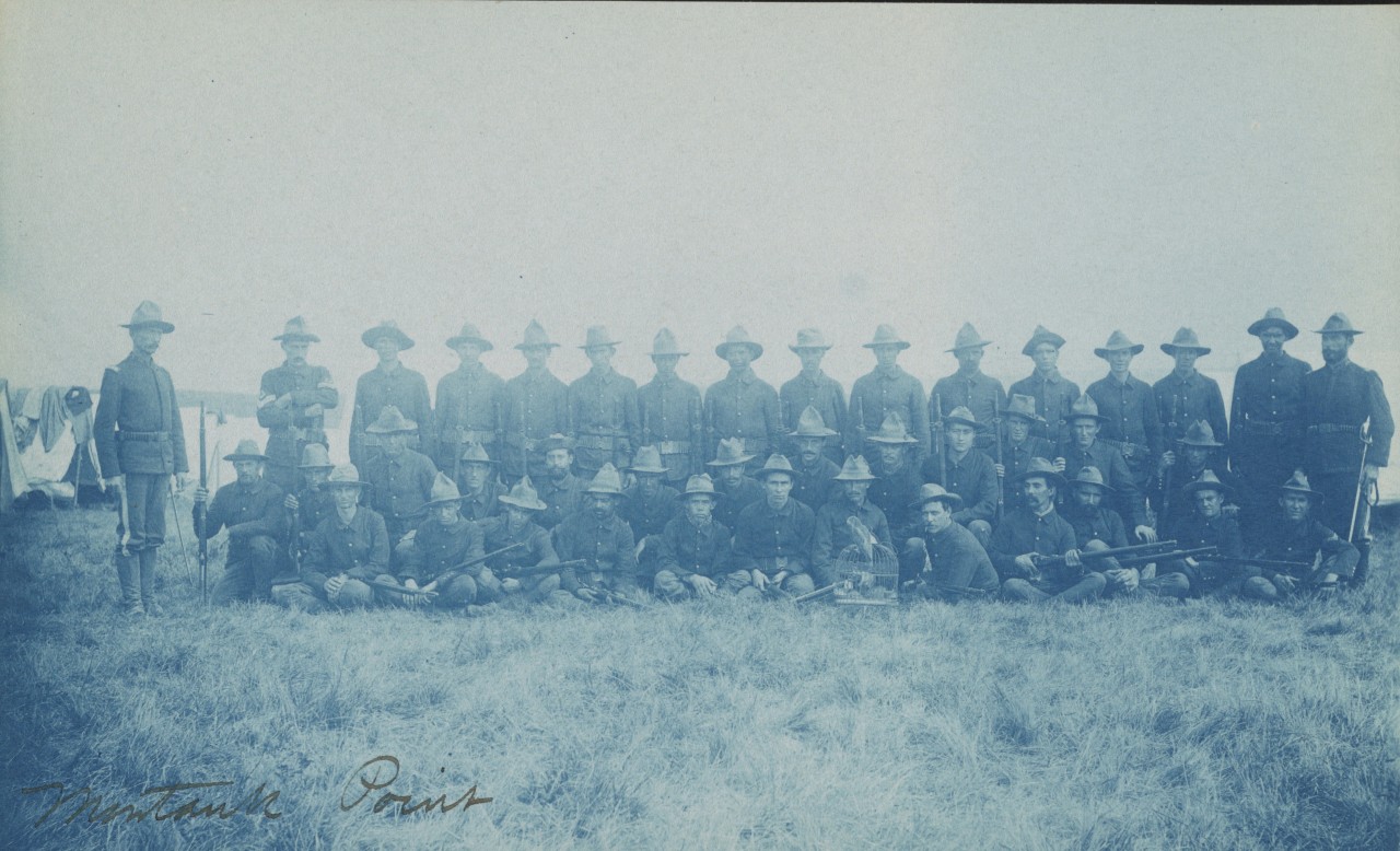 Photo de groupe du régiment de Théodore Roosevelt