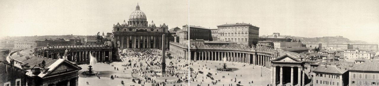 Place Saint-Pierre, Rome - 1909