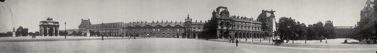 Le Louvre, Paris - 1908