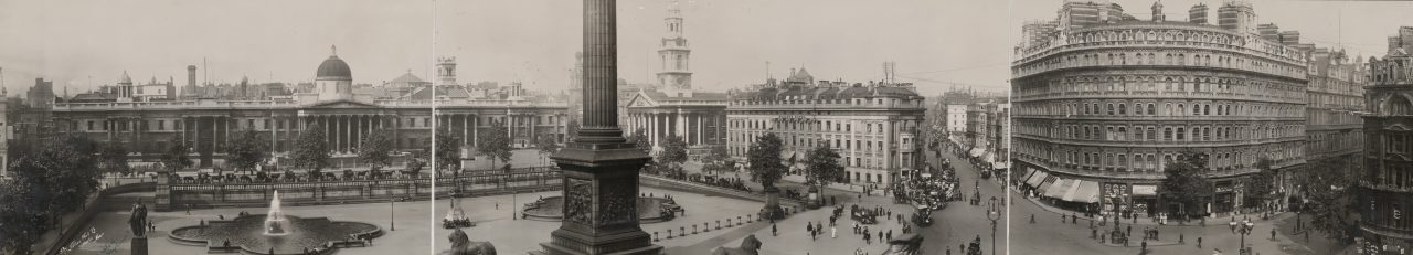 Trafalgar Square, Londres - 1908