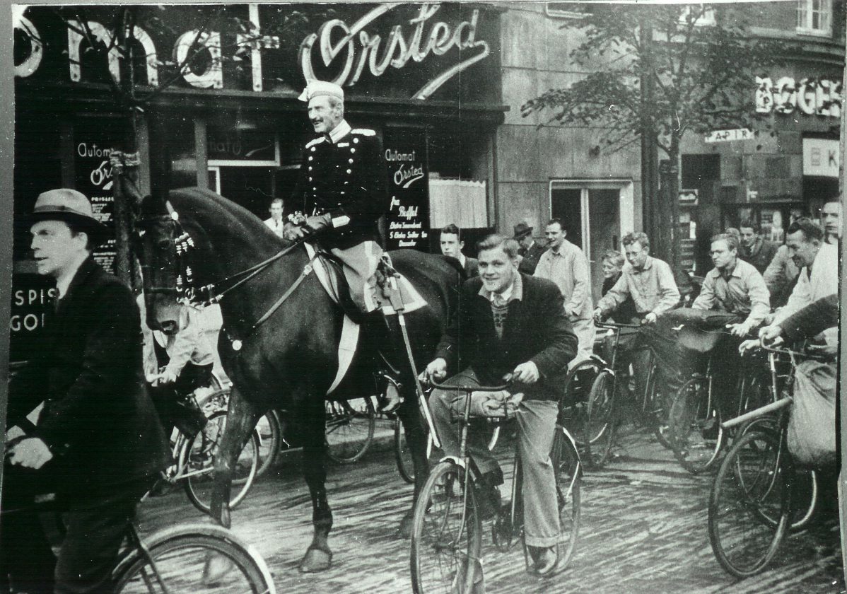 King Christian X of Denmark, on his unaccompanied daily ride through the Nazi-occupied streets of Copenhagen during WWII