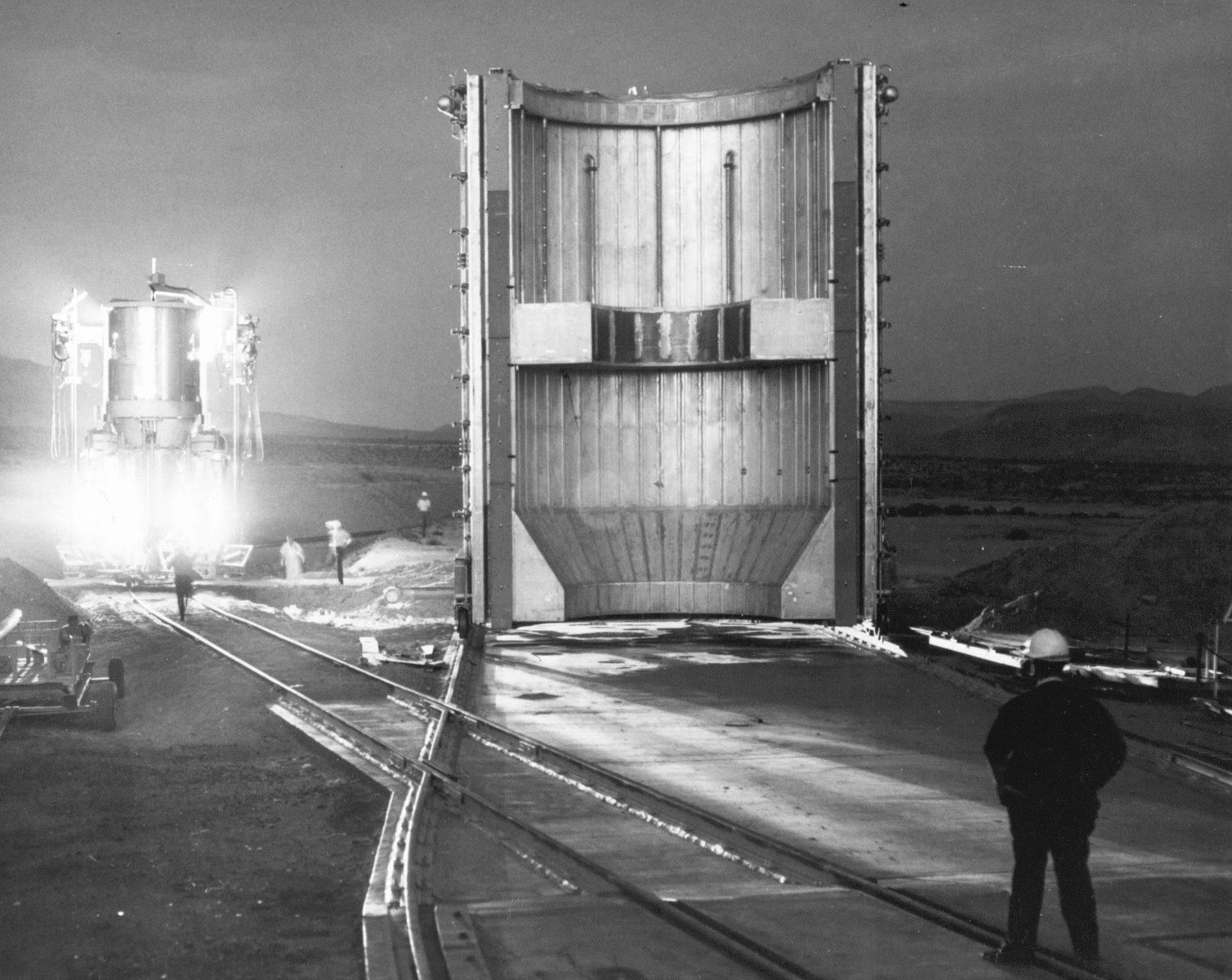 nuclear_rocket_engine_being_transported_to_test_stand_-_gpn-2002-000143