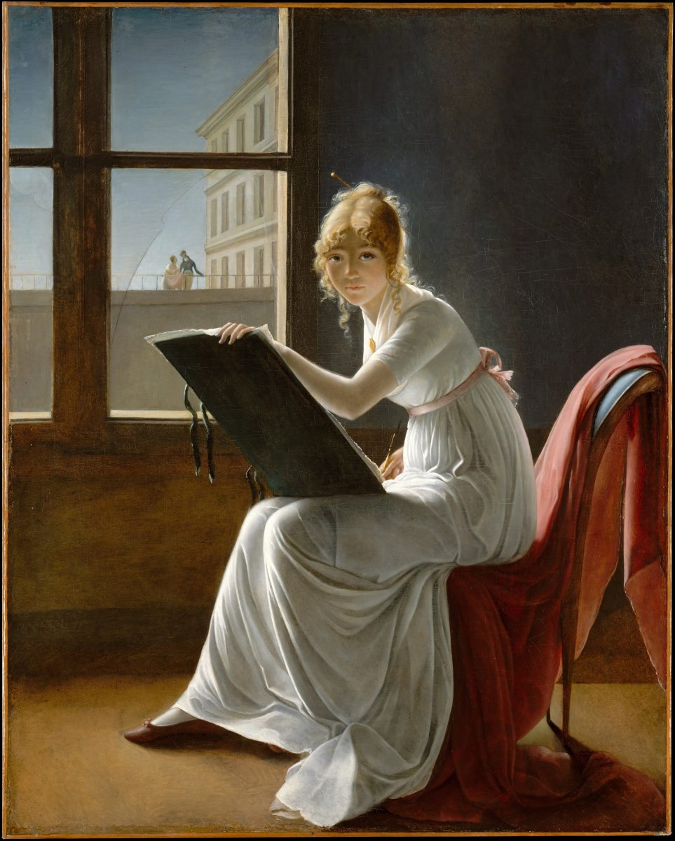 Marie-Denise Villers, - Autoportrait présumé - 1801