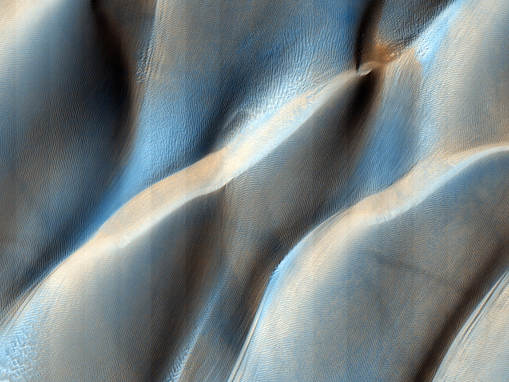 Nouvelles images haute résolution de Mars par HiRISE