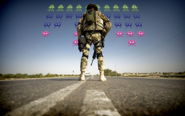 Invaded Space : Space Invaders rencontre l’US Army