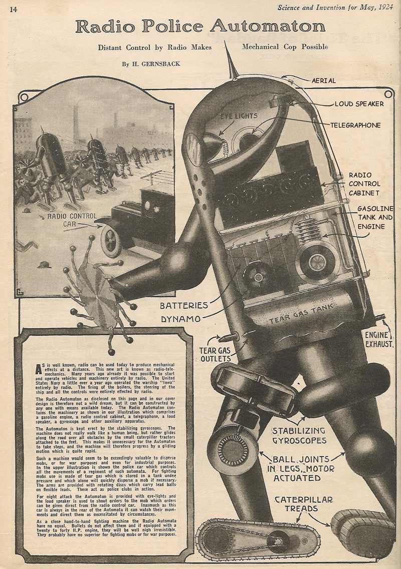 Radio Police Automaton ( 1924 )