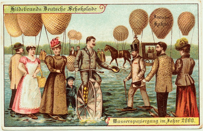 En 1900, des cartes postales imaginent l’an 2000