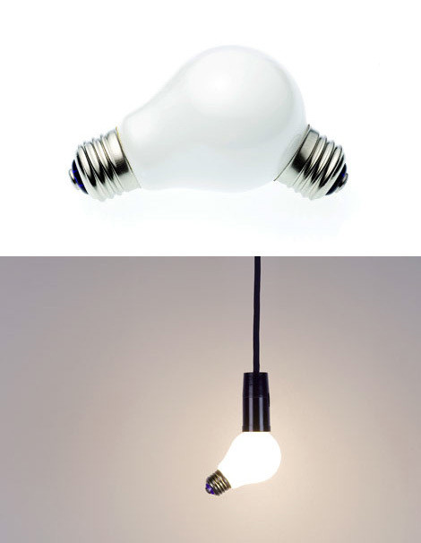 Ampoule à deux vis