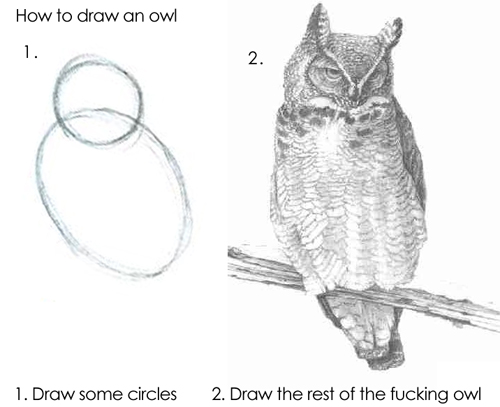 Comment dessiner une chouette
