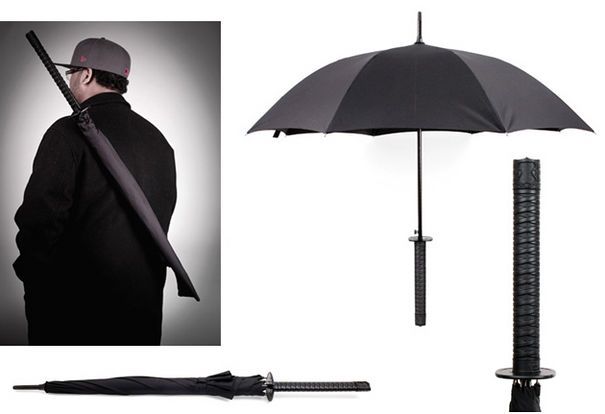 Un parapluie de ninja