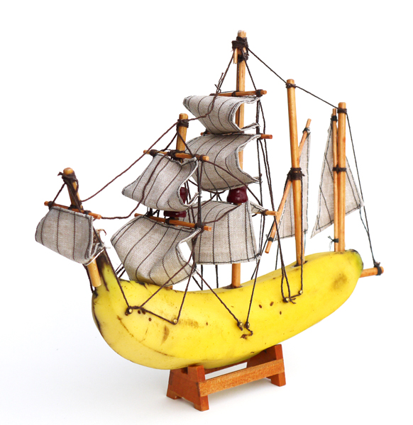 Un bateau en banane