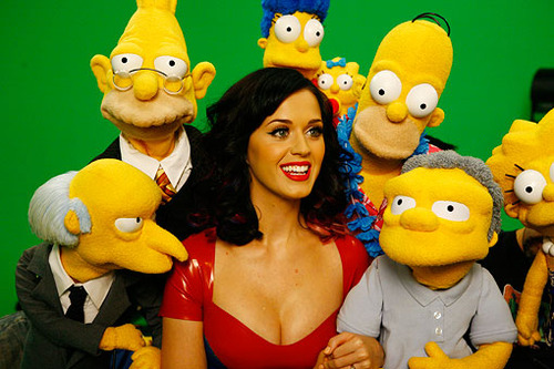 Katy Perry et les Simpsons