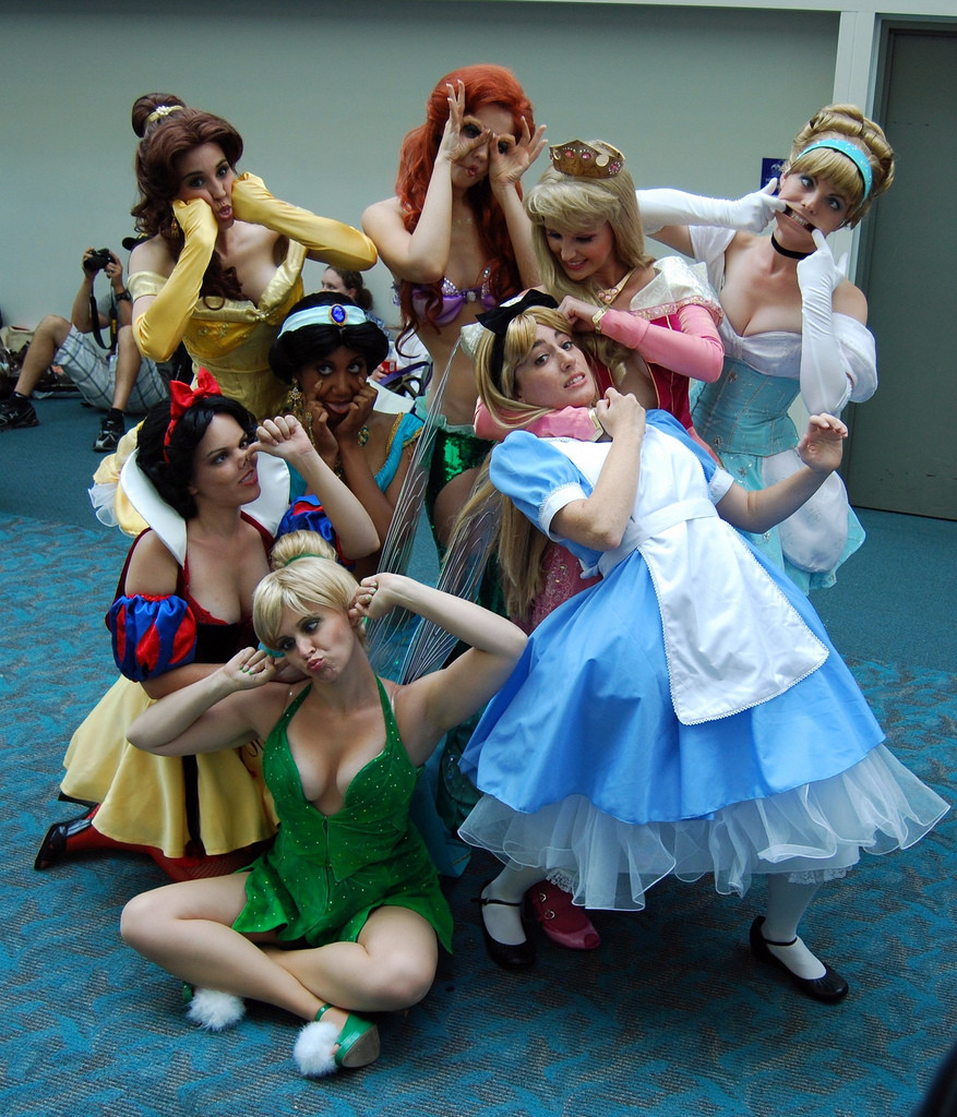 Les princesses de Disney font la grimace