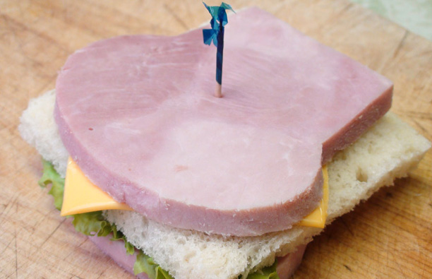 Un sandwich inversé