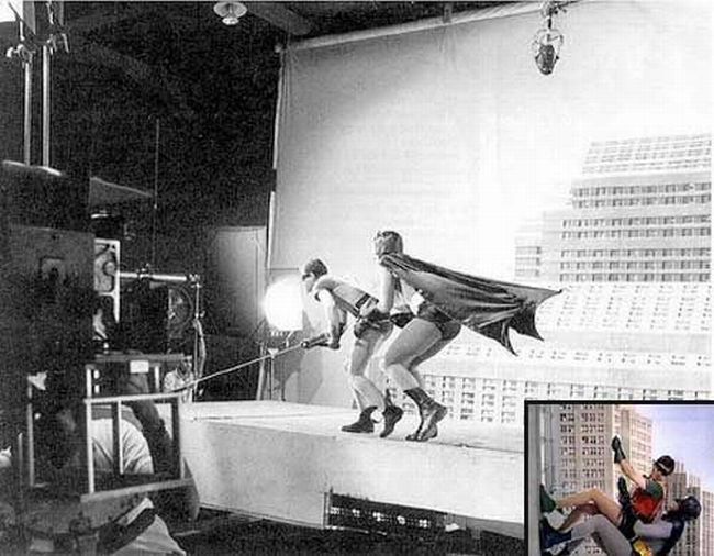 Sur le tournage de Batman