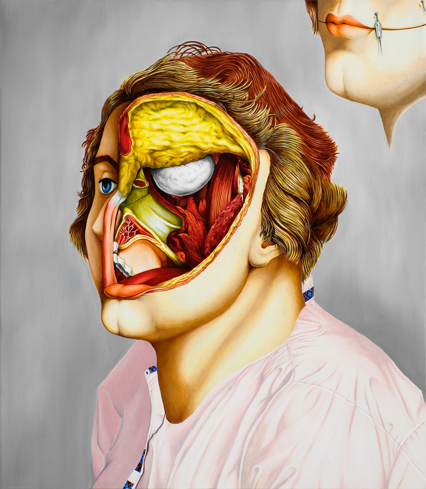 Les étranges peintures anatomique de Valério Carrubba
