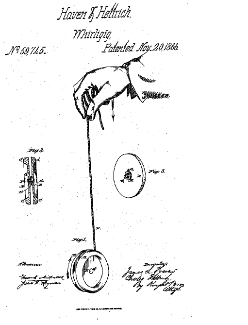 Les premiers brevets de jouets devenus célèbres