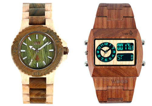 Des montres en bois
