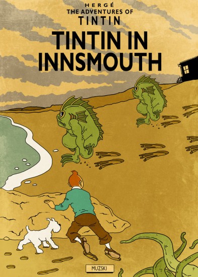 Les aventures de Tintin et H.P. Lovecraft