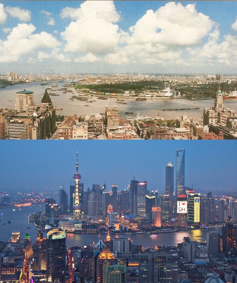 Shanghai de 1990 à 2010