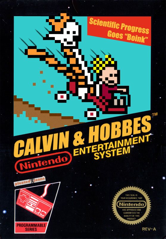 Jeu vidéo Calvin et Hobbes pour NES