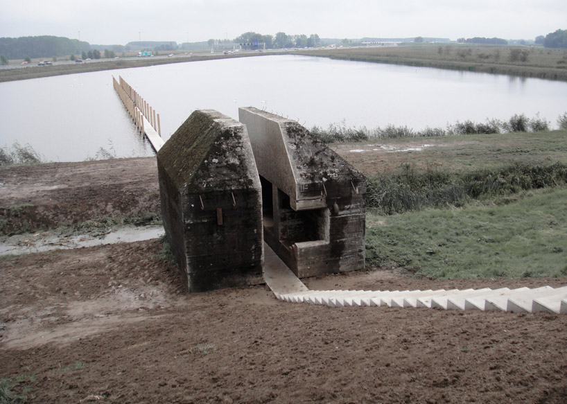 Un bunker découpé