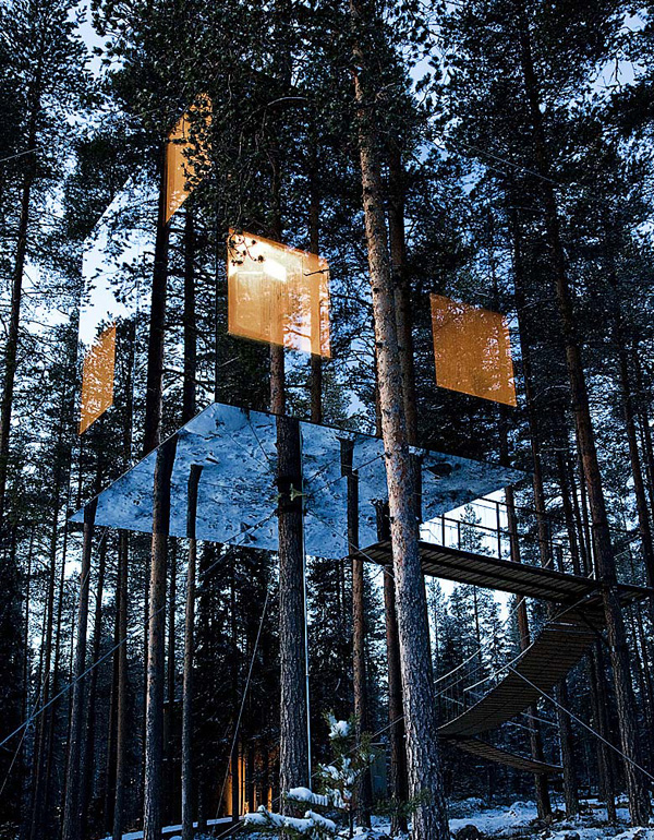 Un hotel dans les arbres