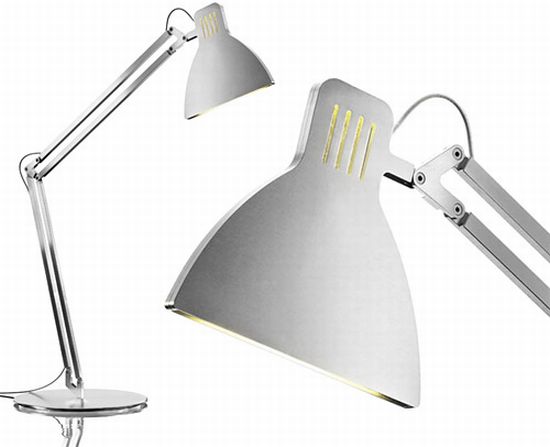 Une lampe de bureau très mince