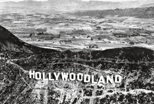 Hollywoodland : Le panneau avant Hollywood