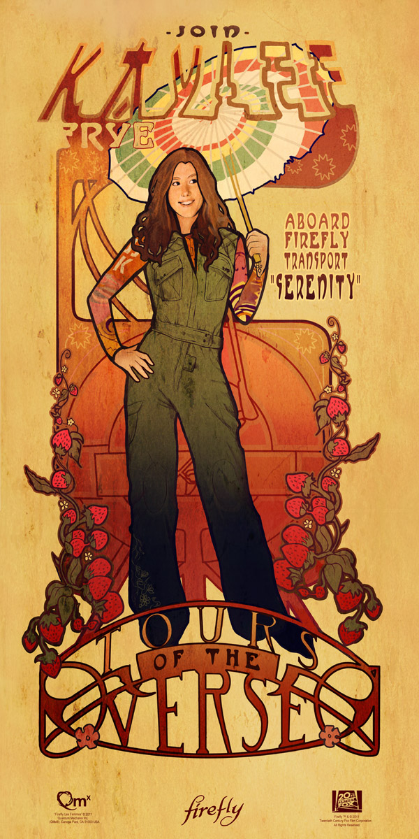 Les femmes de Firefly style Art Nouveau