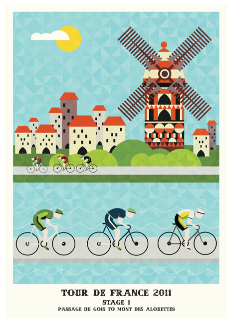 Le Tour de France 2011 en illustrations